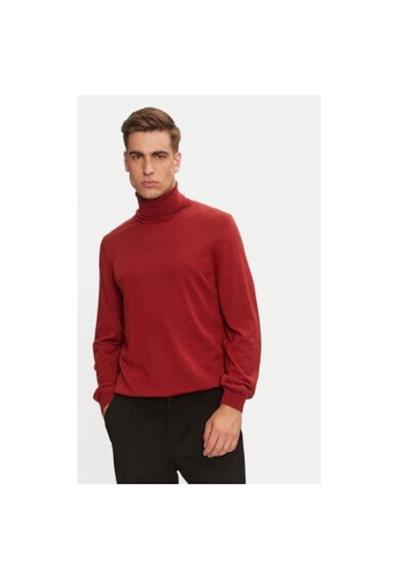 Мъжка блуза - 304236440 - Вълна - Черна - Черен BOSS