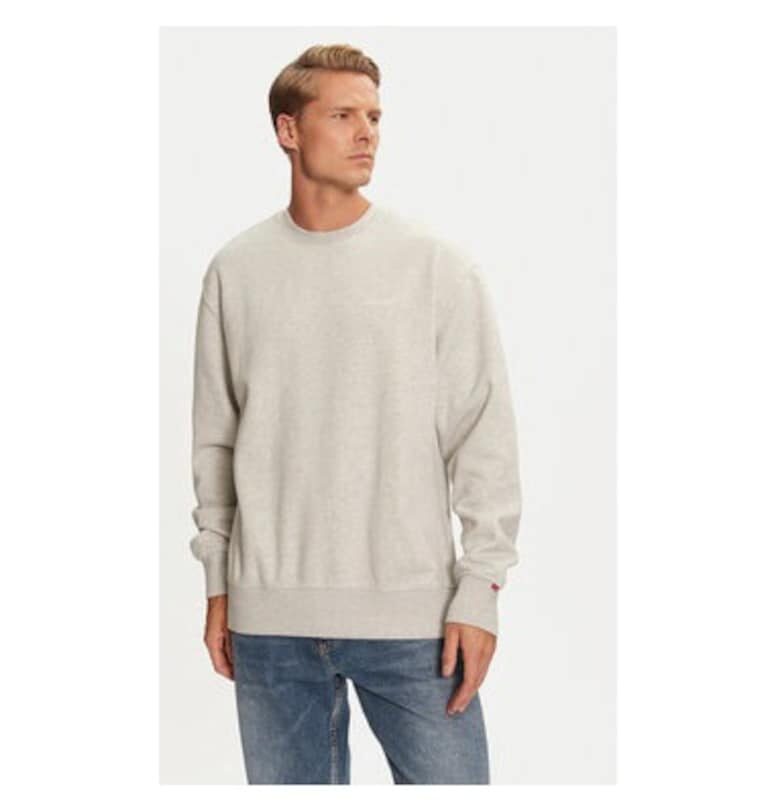 Мъжка блуза -  304237126 - Памук - Сив - Сив Levis