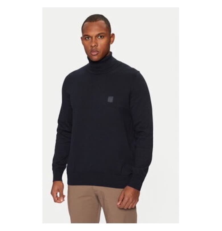 Мъжка блуза -  304243660 - Памук - Син - Син BOSS