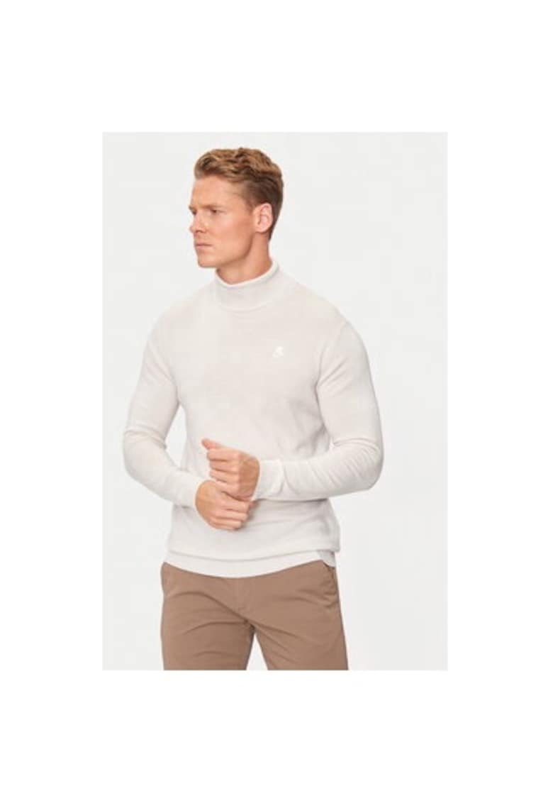 Мъжка блуза - 304305580 - Вълна - Бежов - Бежов Karl Lagerfeld