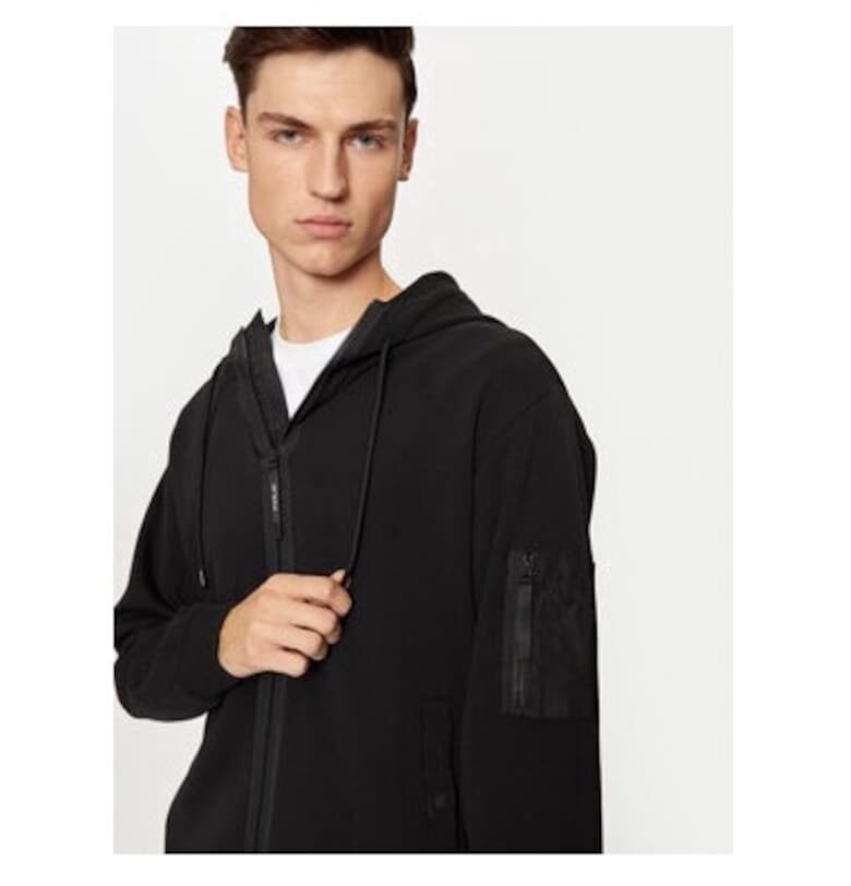 Мъжка блуза -  304399114 - Полиестер - Черен - Черен Replay