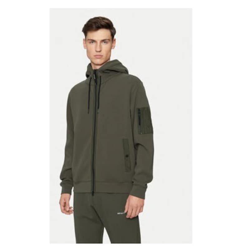 Мъжка блуза -  304399121 - Полиестер - Сив - Сив Replay