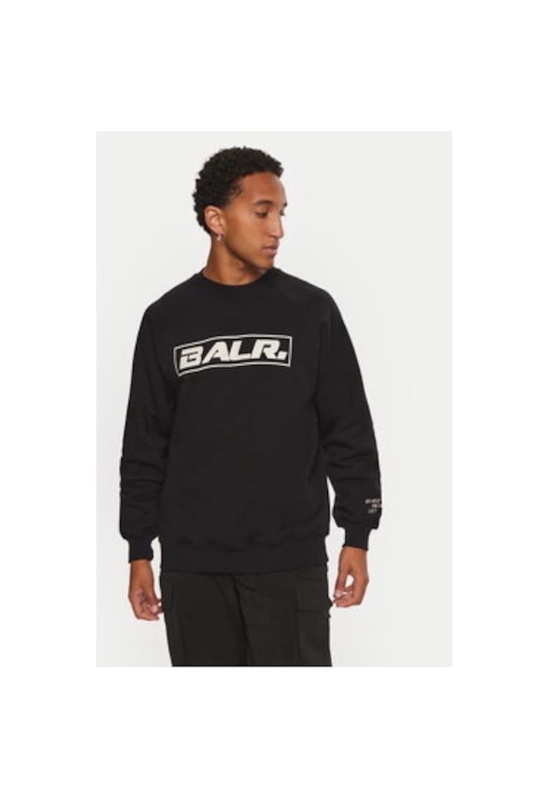 Мъжка блуза - 304734731 - Памук - Черен - Черен Balr