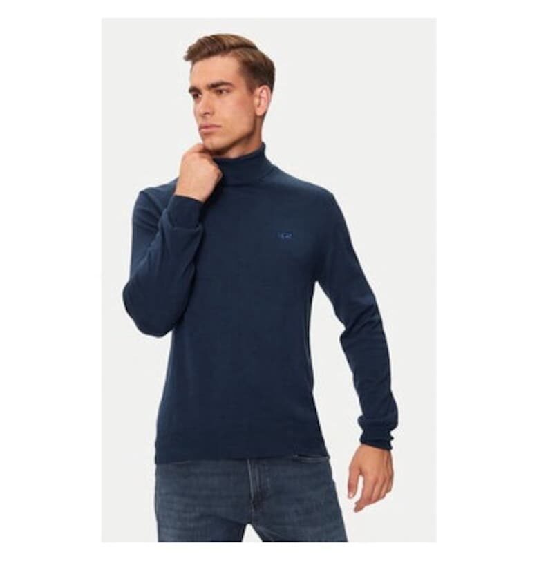 Мъжка блуза -  304749551 - Памук - Син - Син LA MARTINA