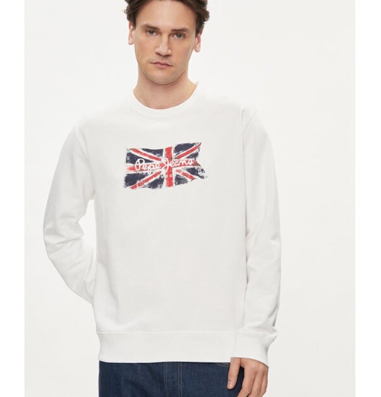 Мъжка блуза  65142 Памук Бяла Pepe Jeans