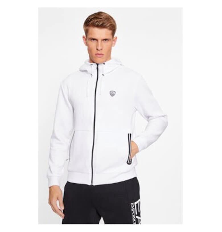 Мъжка блуза - Emporio Armani  303083915 - Полиестер/Вискоза - Бяла - Бял EA7