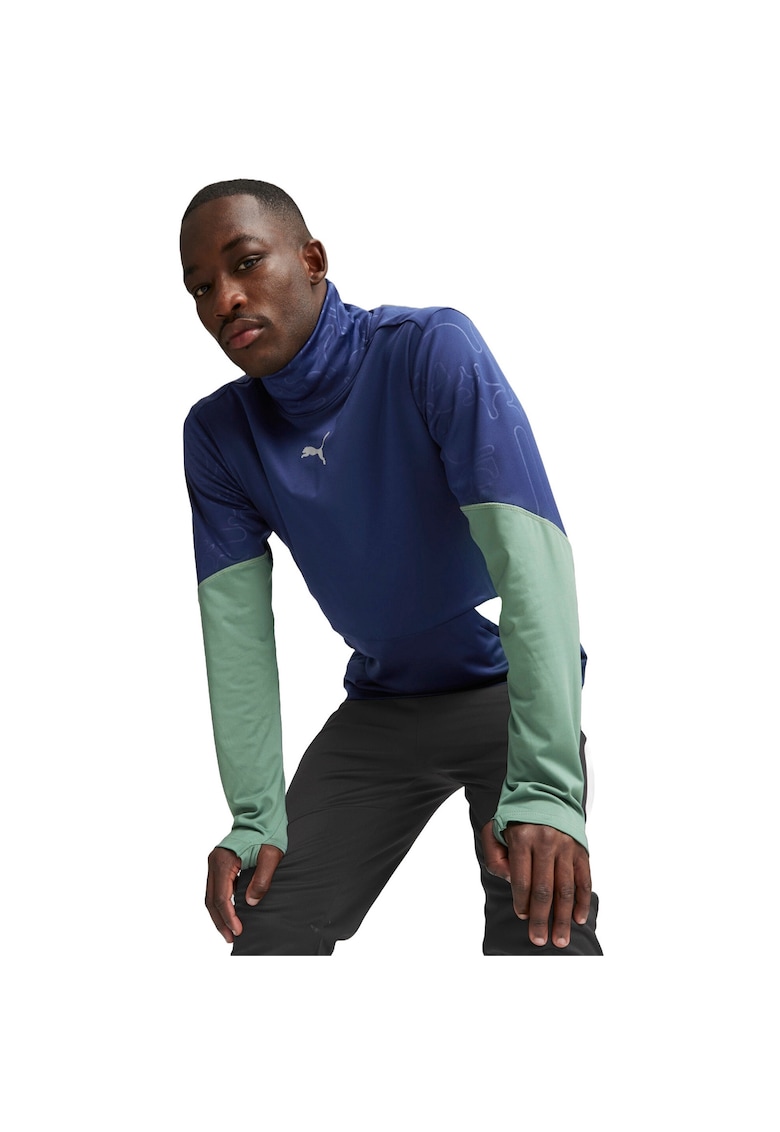 Мъжка блуза Individual Winterized Top - Син Puma