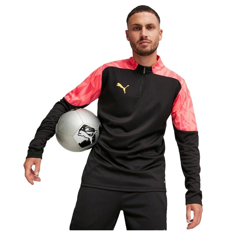 Мъжка блуза  Individualfinal Ff. 14 Горнище с цип - Черен Puma