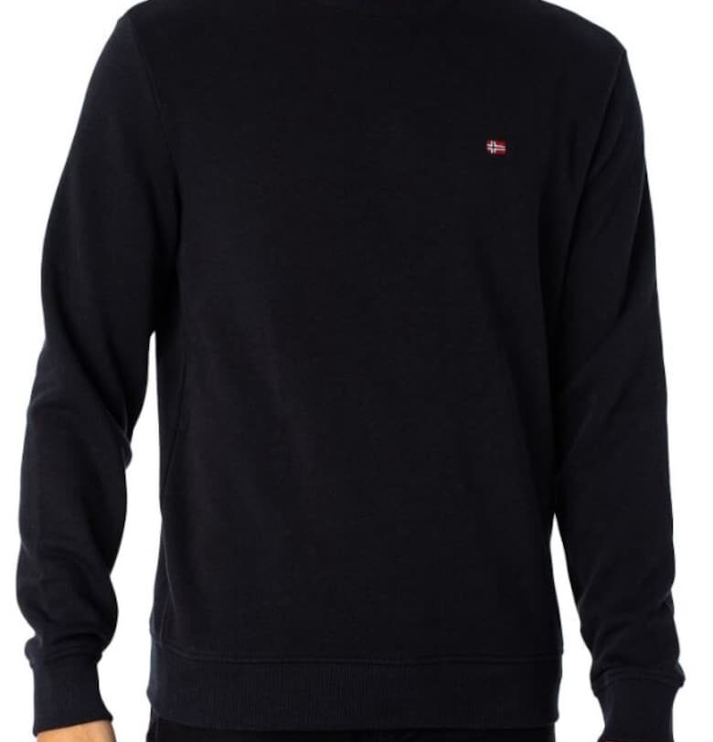 Мъжка блуза -  Памук - Черна - Черен Napapijri