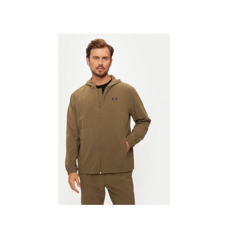 Мъжка ветровка -  304111822 - Полиестер - Кафяв - Кафяв Under Armour