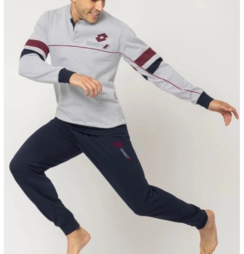 Мъжка пижама  Сив | Син Lotto