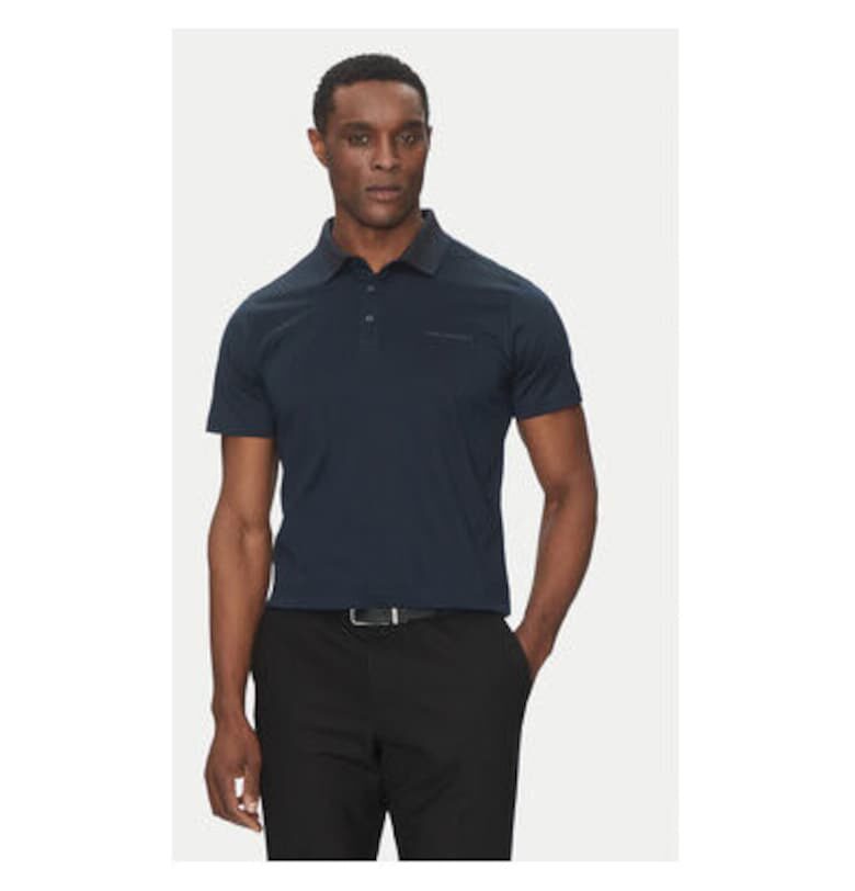 Мъжка поло риза  745001 552200 - Памук - Тъмносин - Тъмносин Karl Lagerfeld