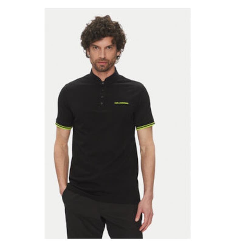 Мъжка поло риза  745022 552232 - Памук - Черен Karl Lagerfeld