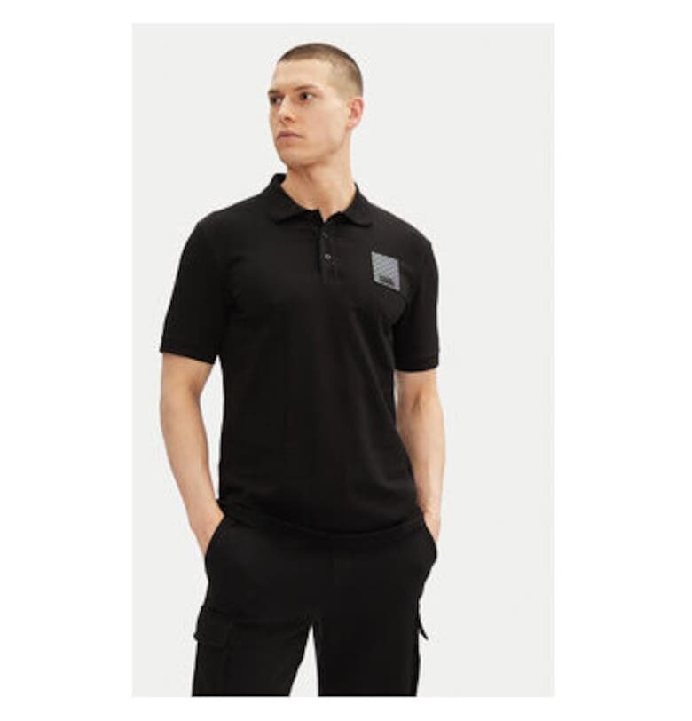 Мъжка поло риза  745402 552235 - Памук - Черен Karl Lagerfeld