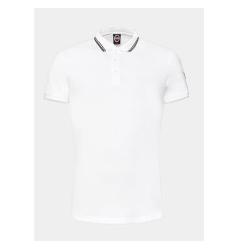 Мъжка поло риза  7659N 4SH - Памук - 2XL INTL - Бяла Colmar