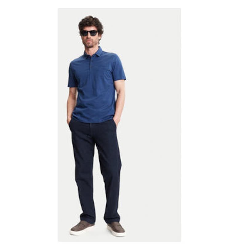 Мъжка поло риза  C5 21514.2122 - памук - тъмносиня Pierre Cardin