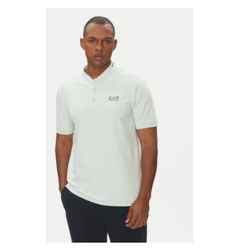 Мъжка поло риза  Emporio Armani - 7M000183 AF13511 - Памук - Светлосин - Светлосин EA7