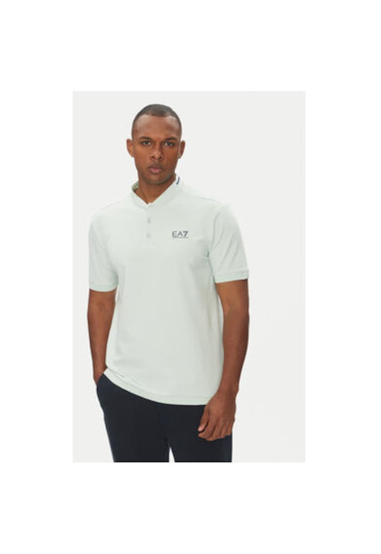 Мъжка поло риза Emporio Armani - 7M000183 AF13511 - Памук - Светлосин - Светлосин EA7