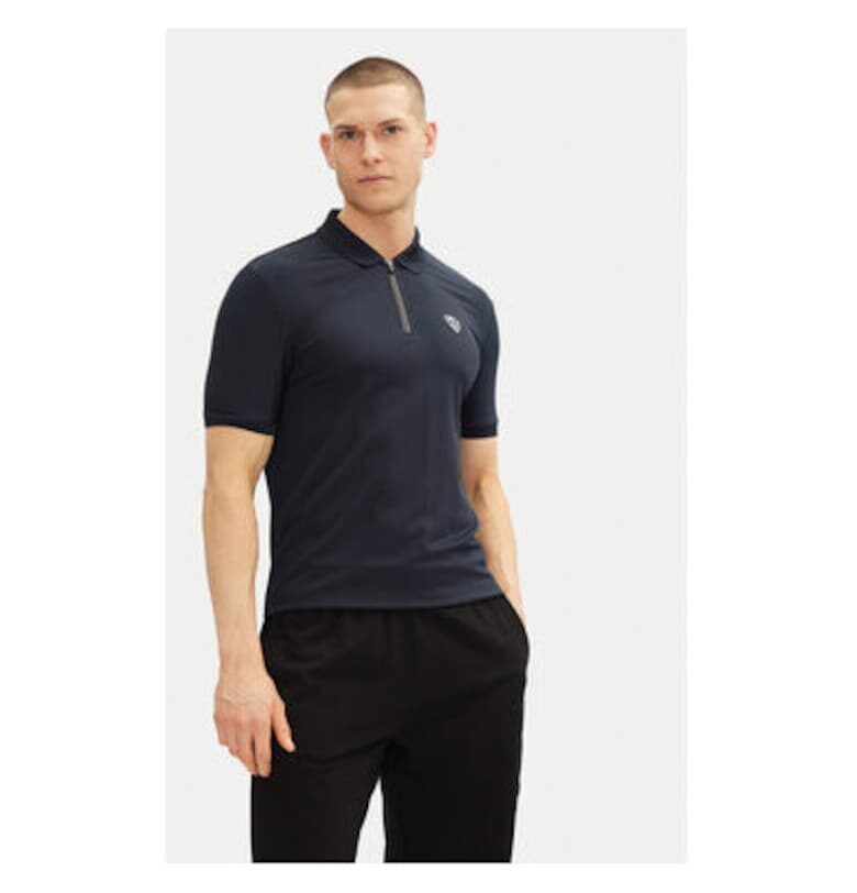 Мъжка поло риза  Emporio Armani - 8NPF13 PJRGZ - Вискоза/Полиамид - Тъмносин - Тъмносин EA7