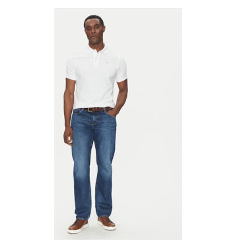 Мъжка поло риза  MML0358WH11 - Памук - S INTL - Бял Barbour