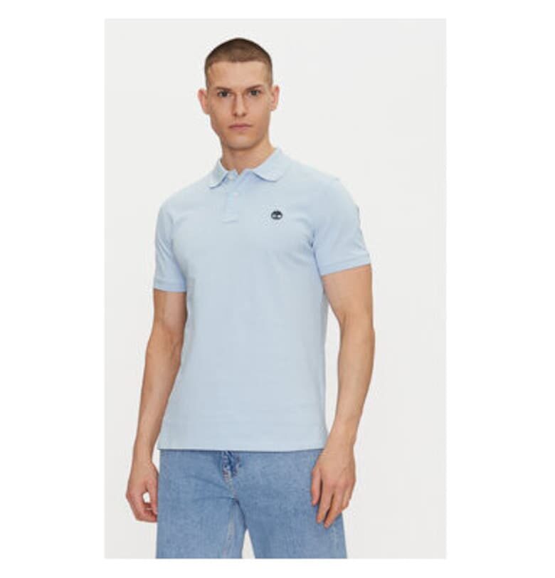 Мъжка поло риза  TB0A6VDP9401 - Органичен памук - 45687 - Светлосин Timberland