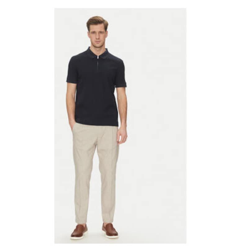 Мъжка поло тениска  10019308 30045546 - Памук - Тъмносиньо - Тъмносин Joop