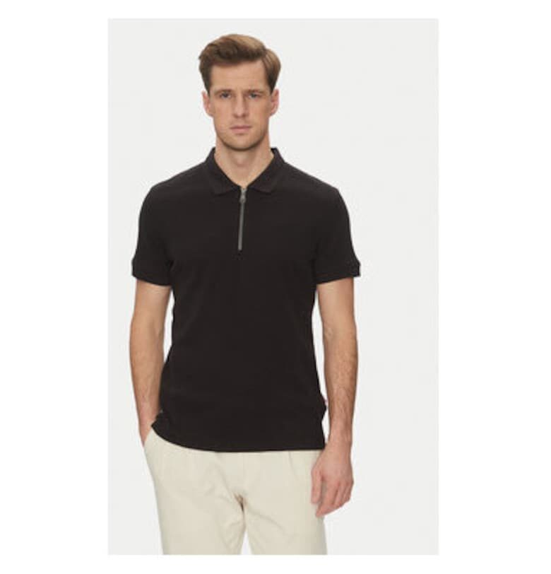 Мъжка поло тениска  10019351 30045674 - памук/найлон - черна - Черен joop jeans