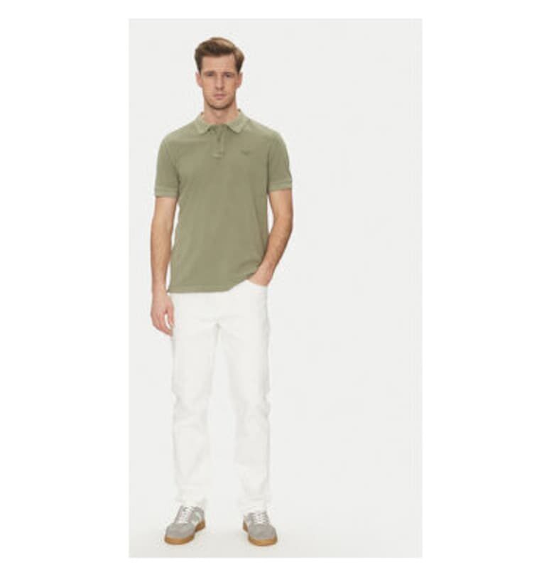 Мъжка поло тениска  10019371 30045619 - Органичен памук - 3XL INTL - Зелена joop jeans