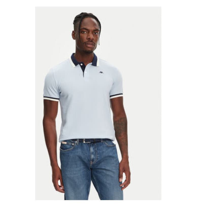 Мъжка поло тениска  611255W - Памук - Син - Син Robe Di Kappa