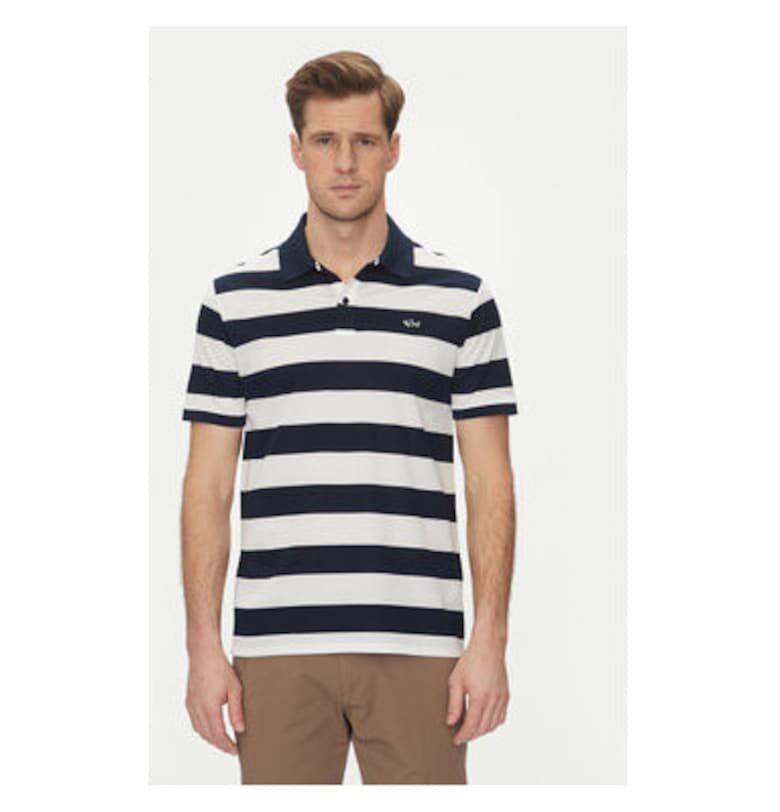 Мъжка поло тениска  C0P1228 - Памук - Тъмносин - Тъмносин Paul Shark