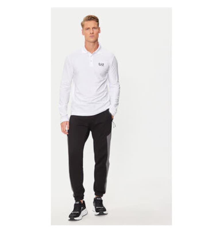 Мъжка поло тениска  Emporio Armani - 8NPF15 PJVQZ - Памук - XL INTL - Бял EA7