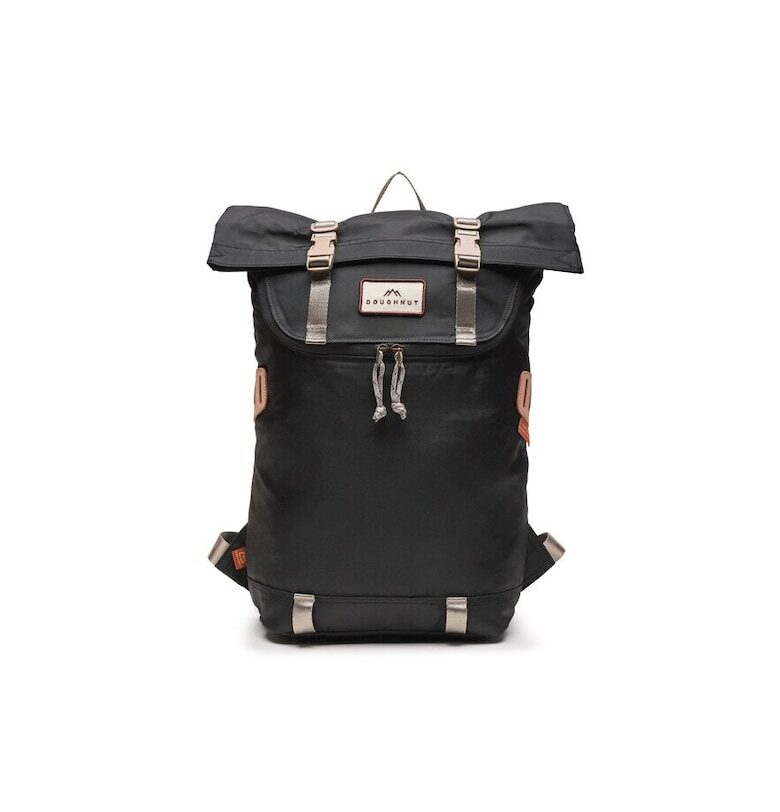 Мъжка раница - Donut - 489522 - Текстил - Черна - Черен/Кафяв Doughnut