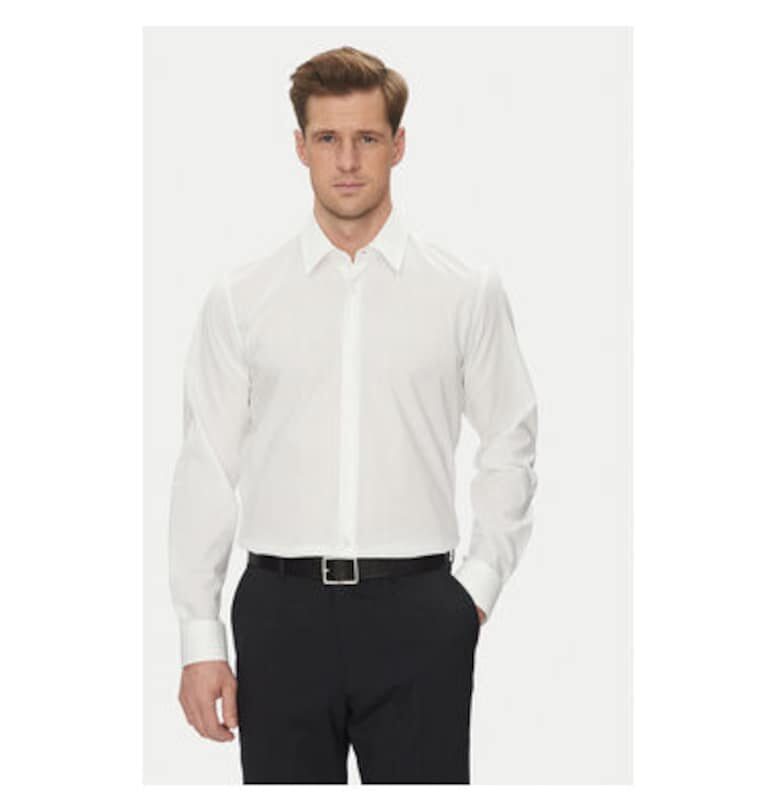 Мъжка риза  10018893 30044587 - памук - бяла - Бял Joop