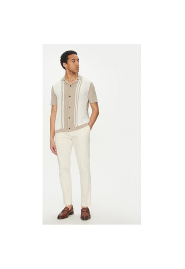 Мъжка риза 10019168 30045228 - памук - бежово - Бежов Joop