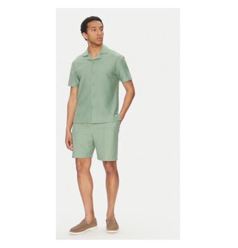 Мъжка риза  10019312 30045553 - памук - зелена - Зелен Joop