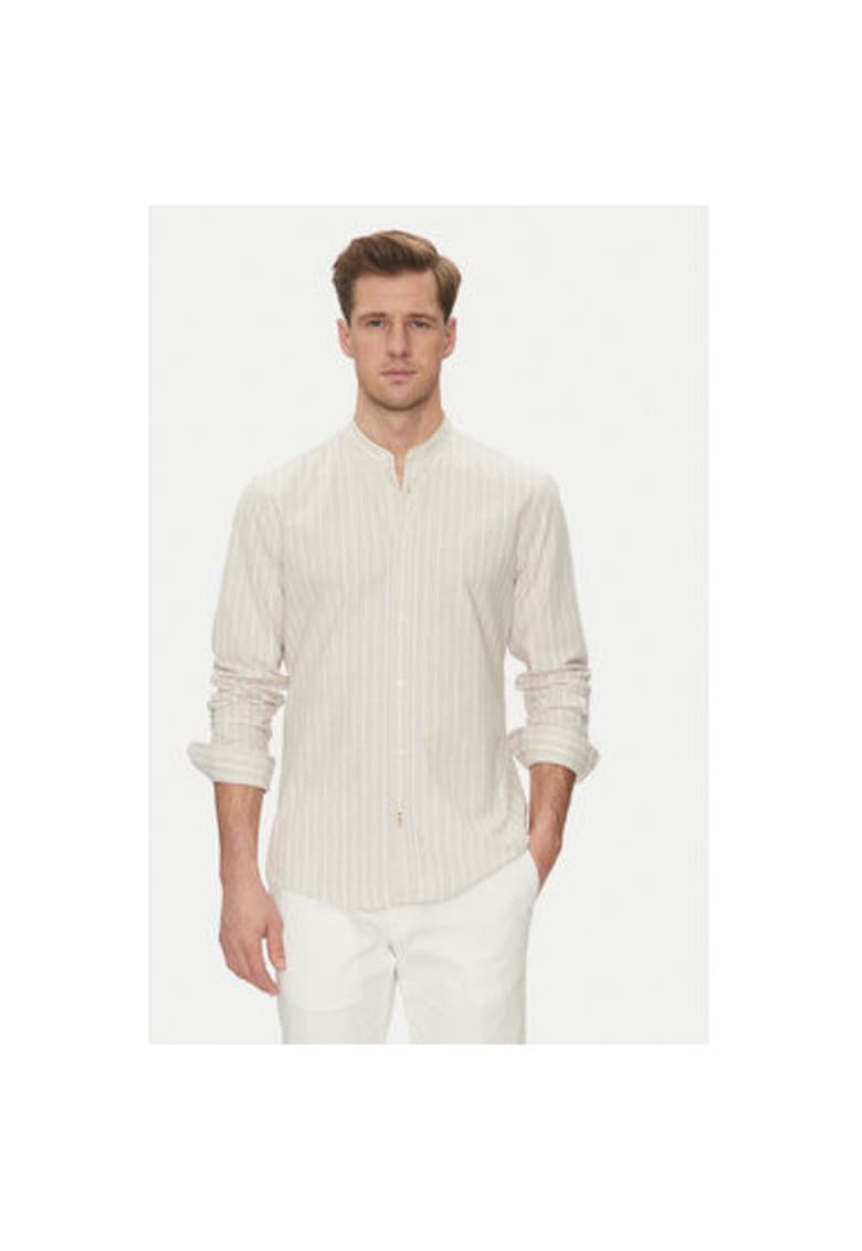 Мъжка риза 10019530 30045982 - памук - бежово - Бежов joop jeans