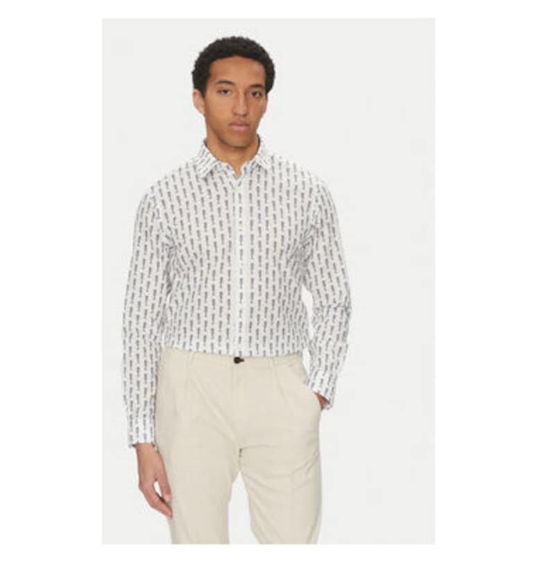 Мъжка риза  10019531 30045983 - памук - бежово joop jeans