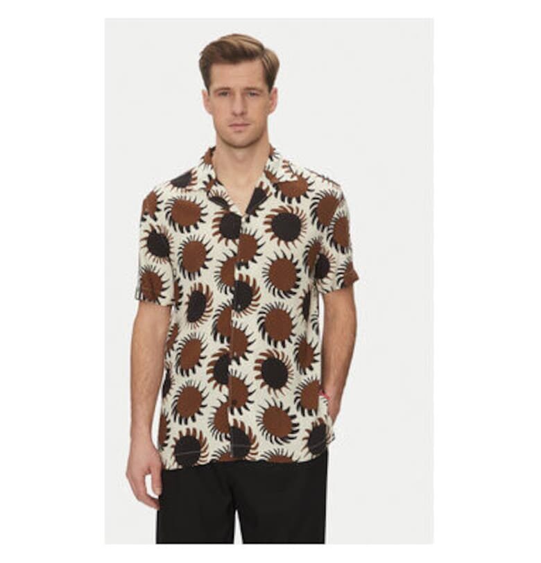 Мъжка риза  10019547 30046003 - Лиосел - Кафява - Кафяв joop jeans