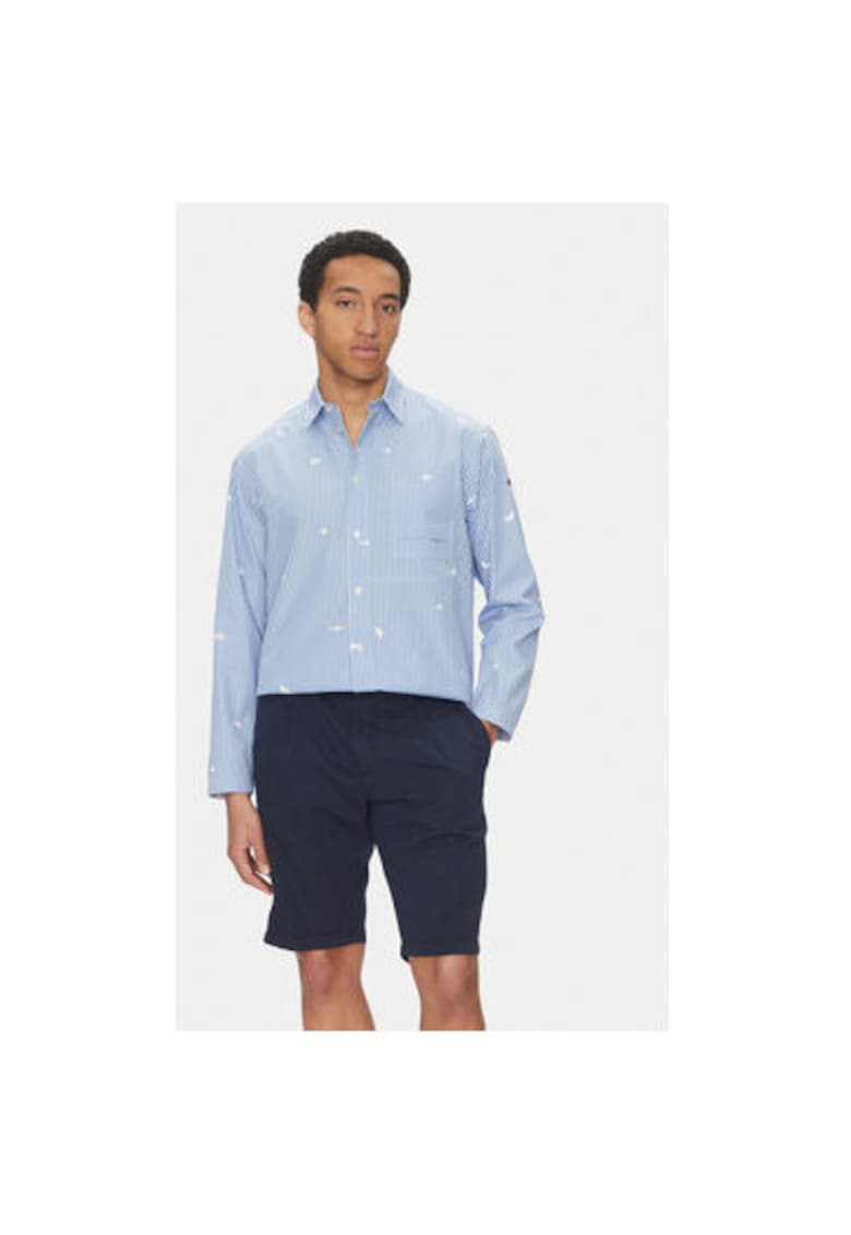 Мъжка риза 25413240 - памук - син - Син Paul Shark