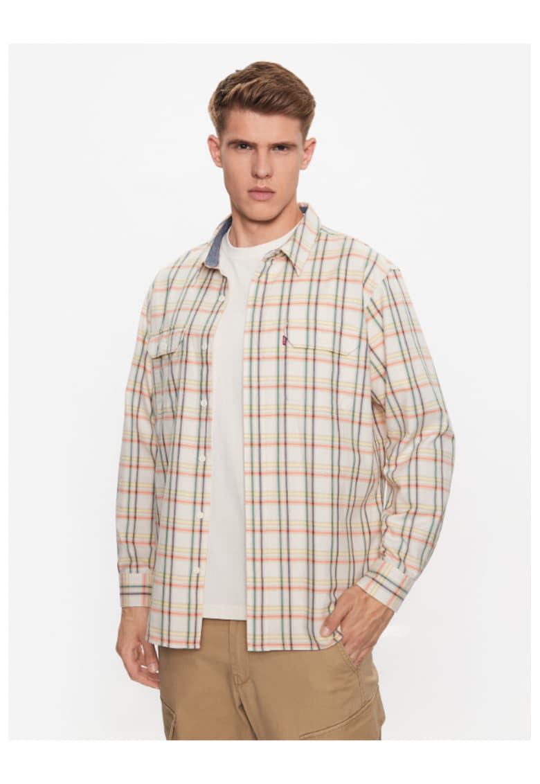 Мъжка риза - 303342418 - Памук - Бежов Levis