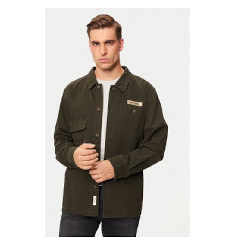 Мъжка риза  304464577 - Памук - Кафяв Mustang