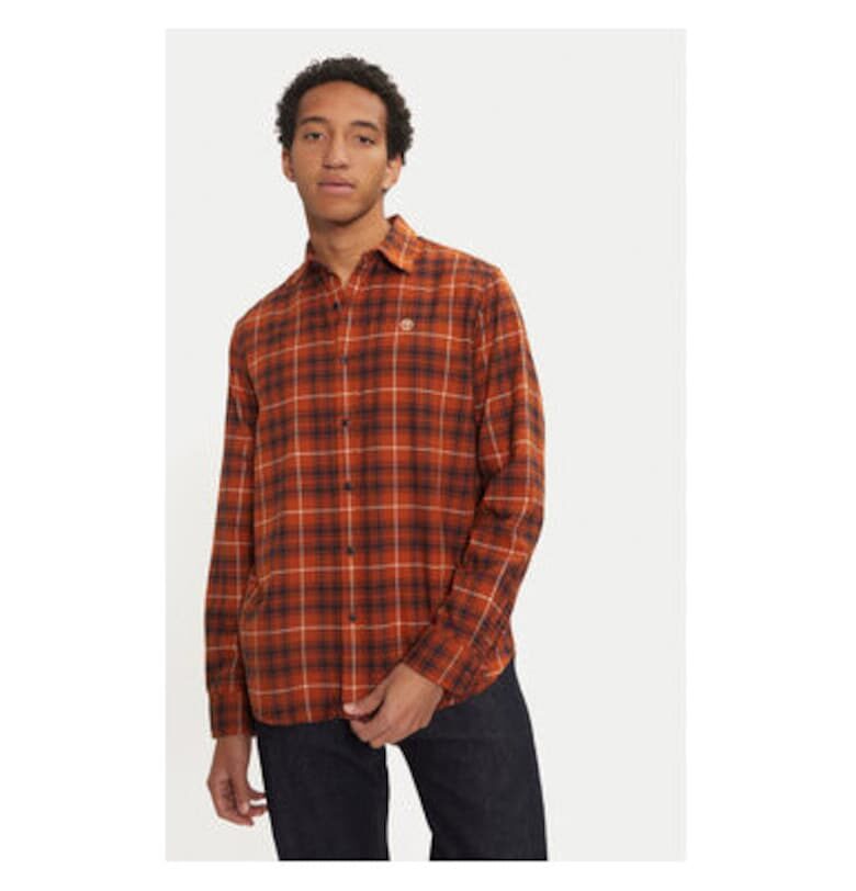 Мъжка риза -  304465413 - Памук - Оранжев - Оранжев Timberland