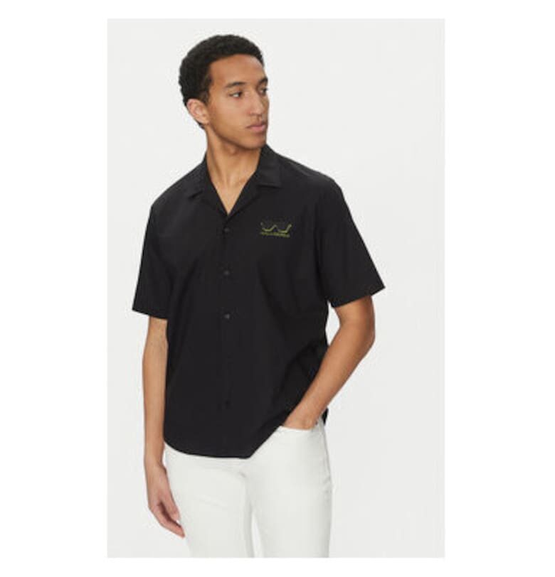 Мъжка риза  605443 552600 - Памук - Черен Karl Lagerfeld