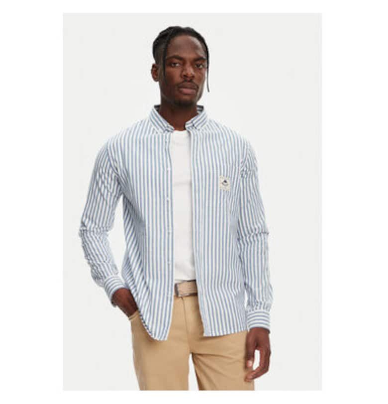 Мъжка риза  63128NW - Памук - Син - Син Robe Di Kappa