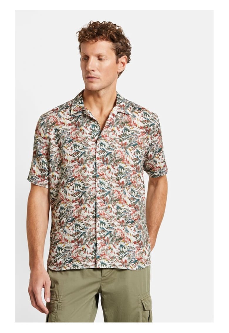 Мъжка риза - 768065 - Многоцветна - Лен Bugatti