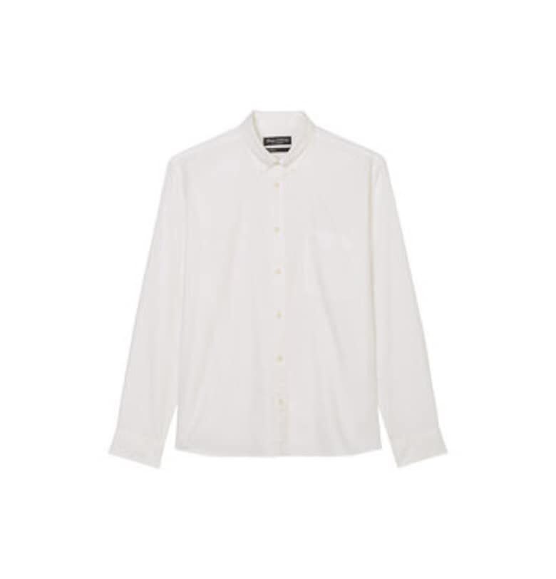 Мъжка риза - Marc O'Polo - 302974504 - Памук/Лиосел - Бежов - Бежов marc o polo