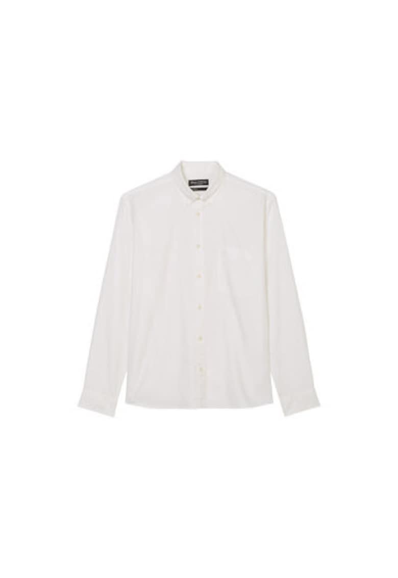 Мъжка риза - Marc O'Polo - 302974504 - Памук/Лиосел - Бежов - Бежов marc o polo