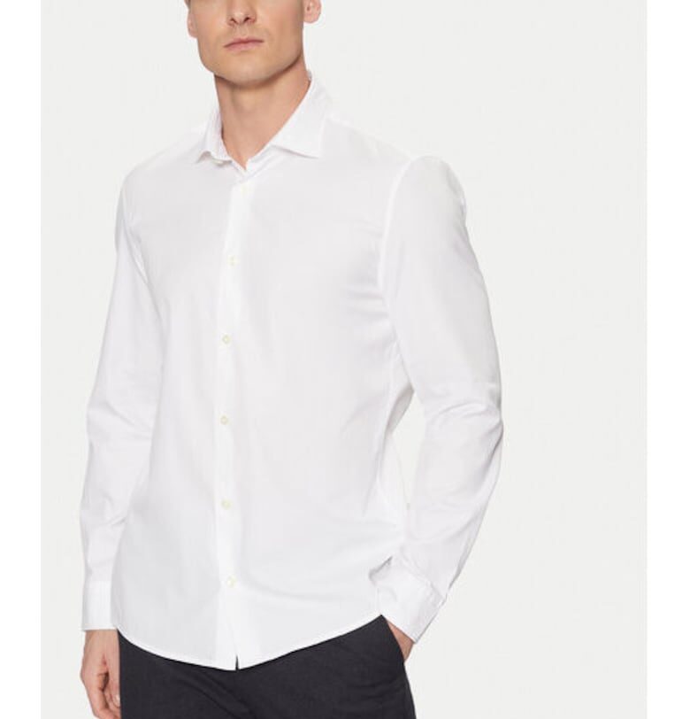 Мъжка риза - Marc O'Polo - 304824265 - Памук - Бяла - Бял marc o polo