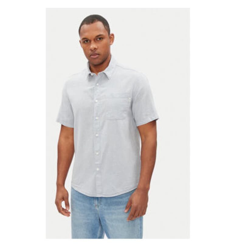 Мъжка риза  PM308847 - Лен/Памук - Синя Pepe Jeans