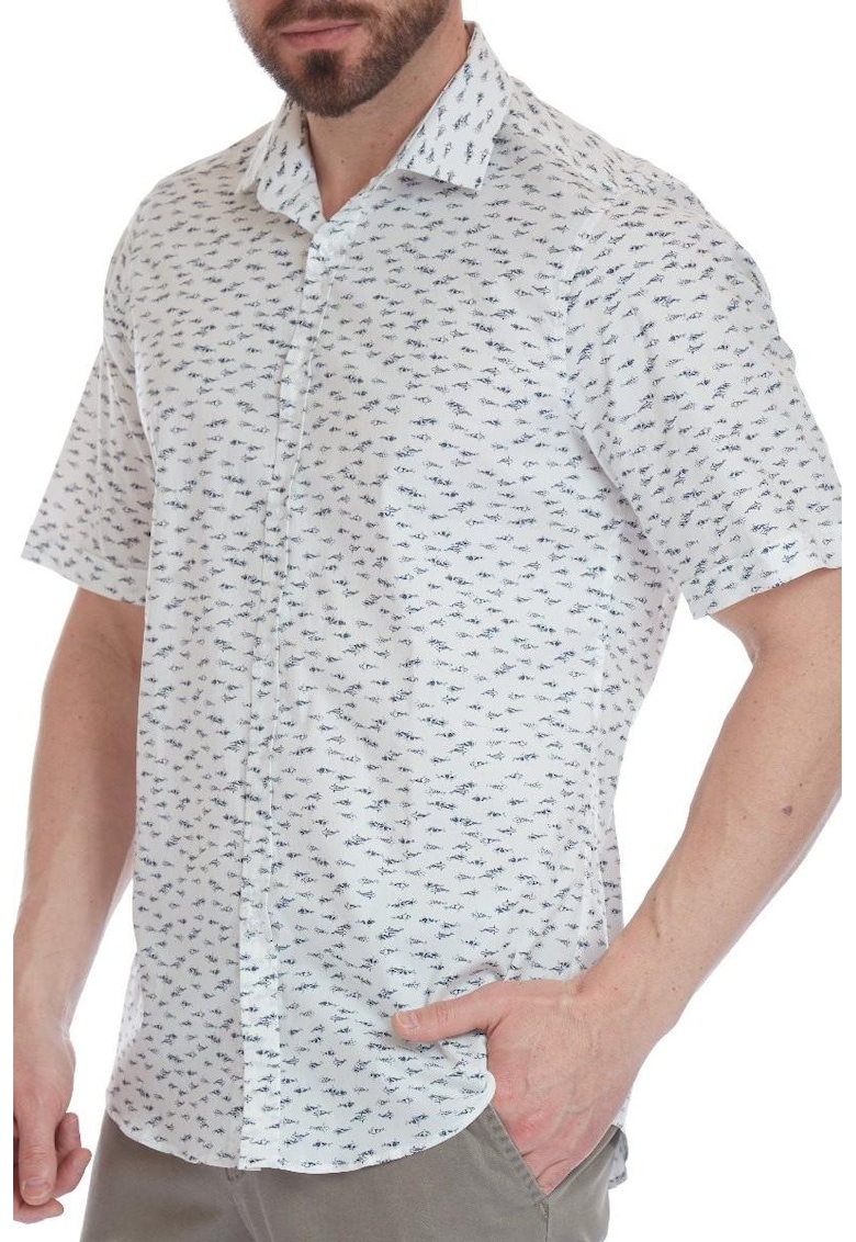 Мъжка риза - slim fit 5970 - Синя W Wegener